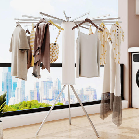 LIENAHU 16 drying rods maximize capacity and airflow for efficient drying