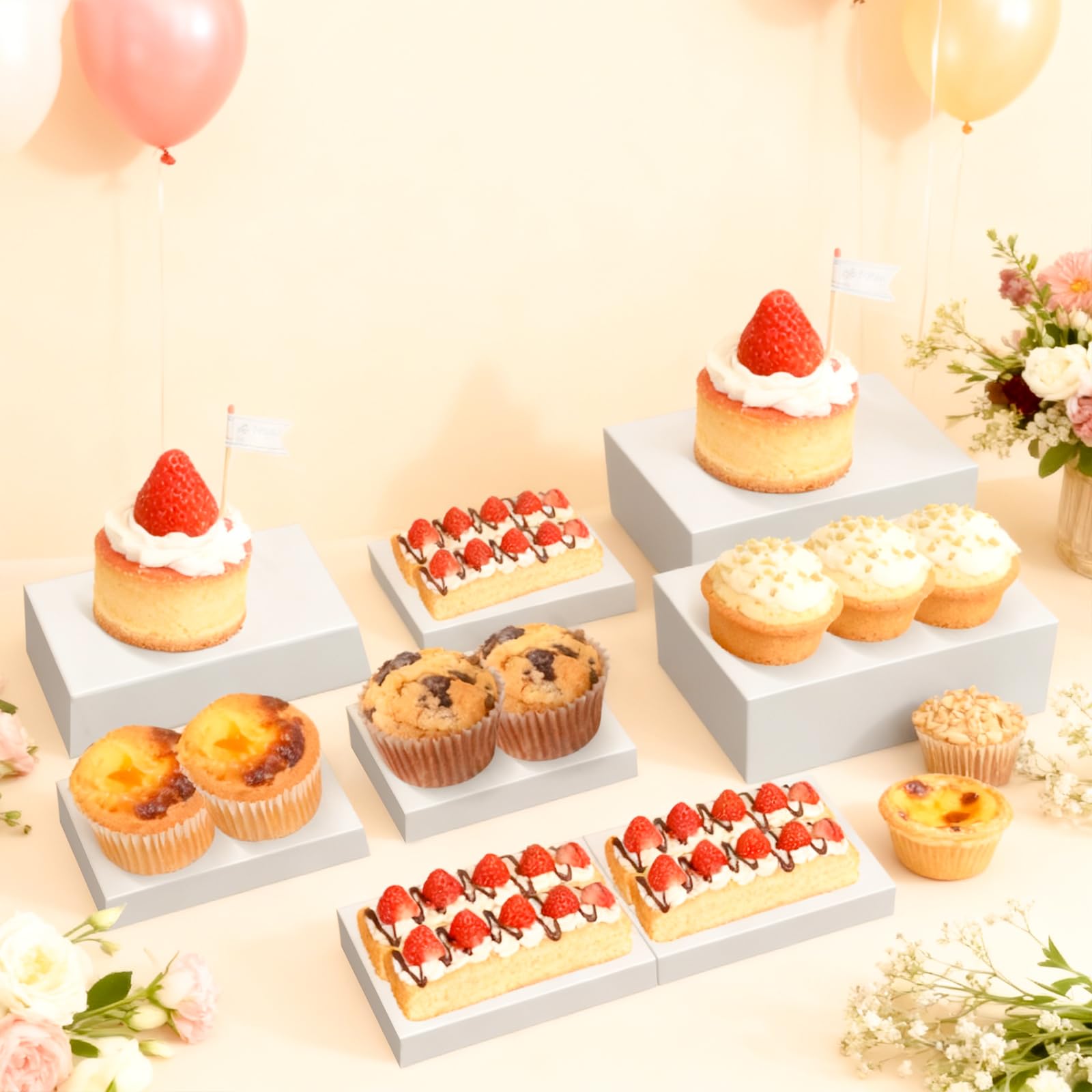 Liengoron event-setup shows versatile use for catering and display needs.