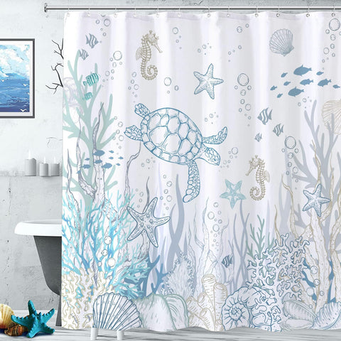 Lifeella underwater seahorse design brings playful seahorse touches to bathrooms