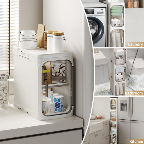 Lifelongpal magnetic doors keep items accessible and neatly closed.