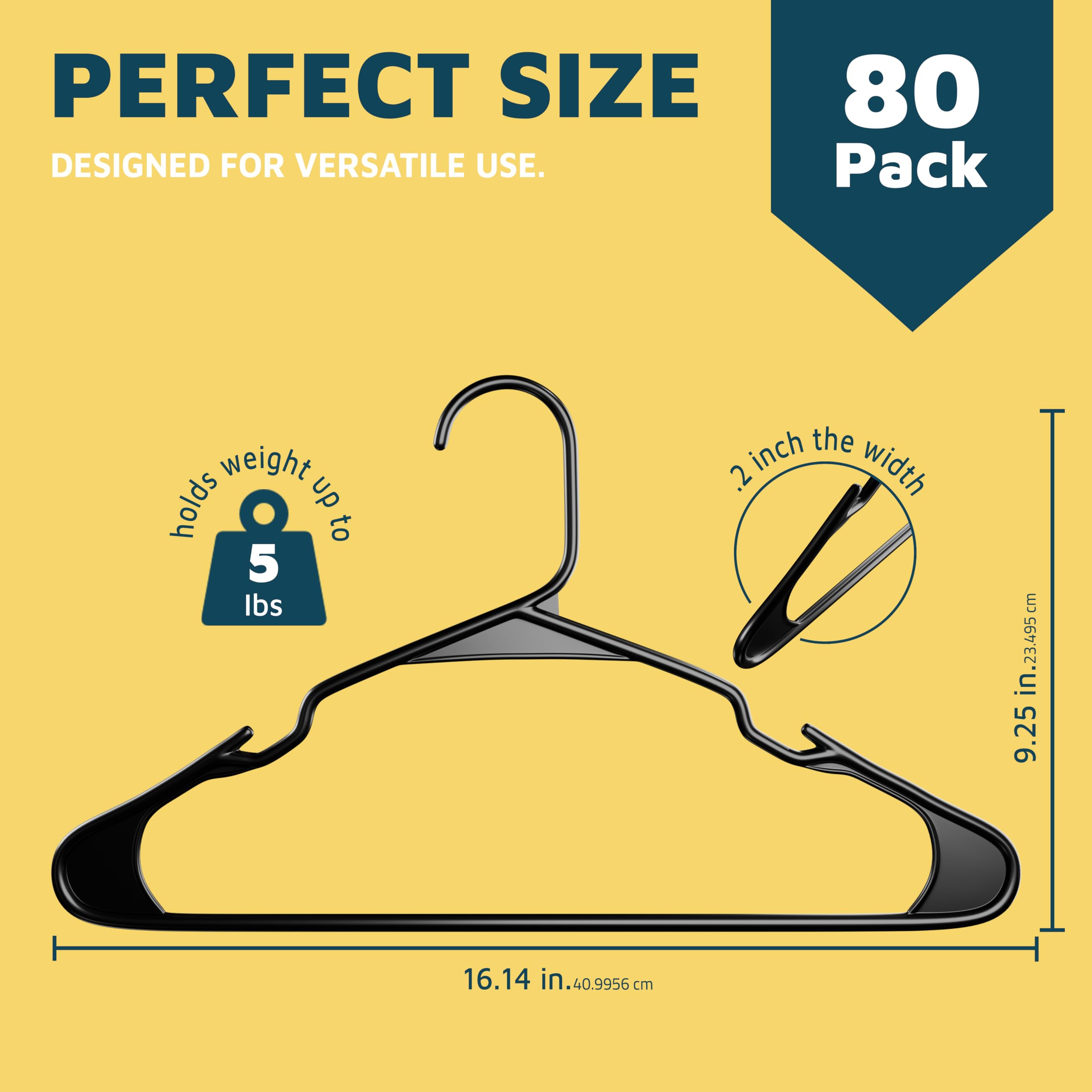 Lifemaster non-slip hanger prevents garments from slipping off