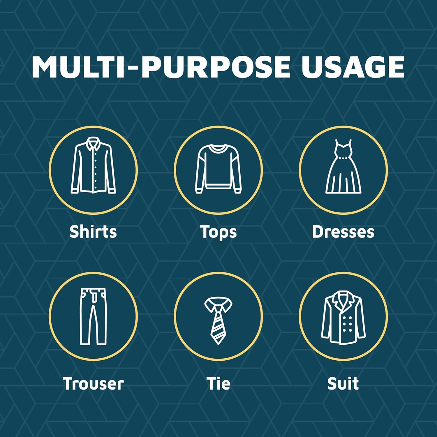 Lifemaster clear design enhances visibility in your closet.