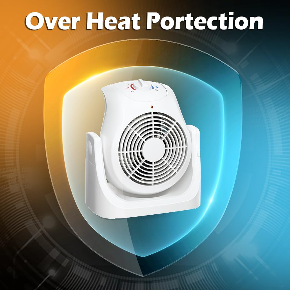 LifePlus portable desk fan, dorm and office-ready with lightweight design.