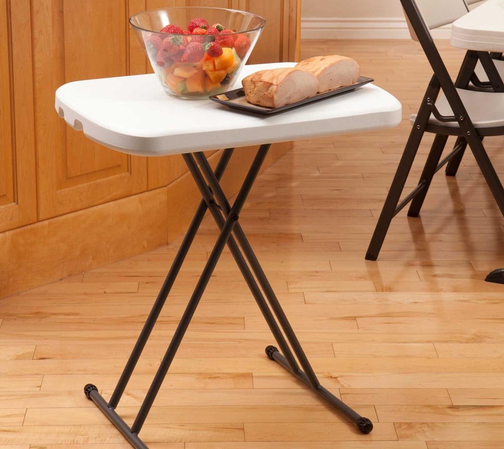 Lifetime 80251 adjustable-height-legs in action for comfortable seating and work
