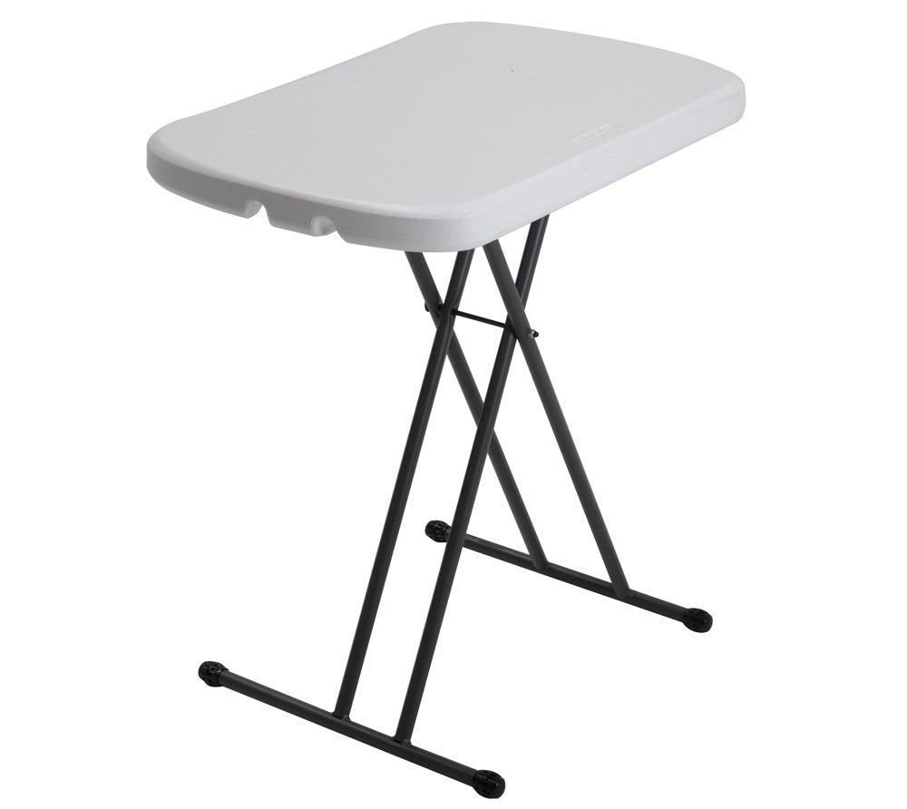 Lifetime 80251 top view shows a durable laptop table for versatile setups