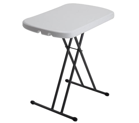 Lifetime 80251 top view shows a durable laptop table for versatile setups