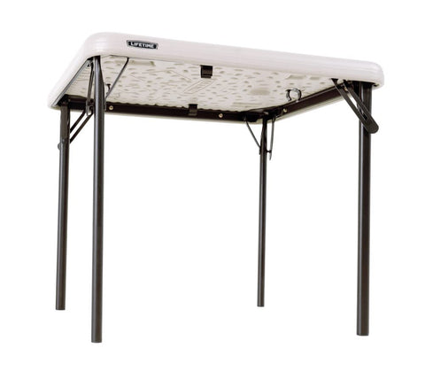 Lifetime 80425 kids folding table almond easy-clean surface for messy projects