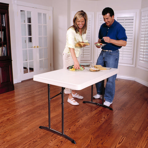 Lifetime 80568 weather-resistant finish suits both indoor and outdoor setups.