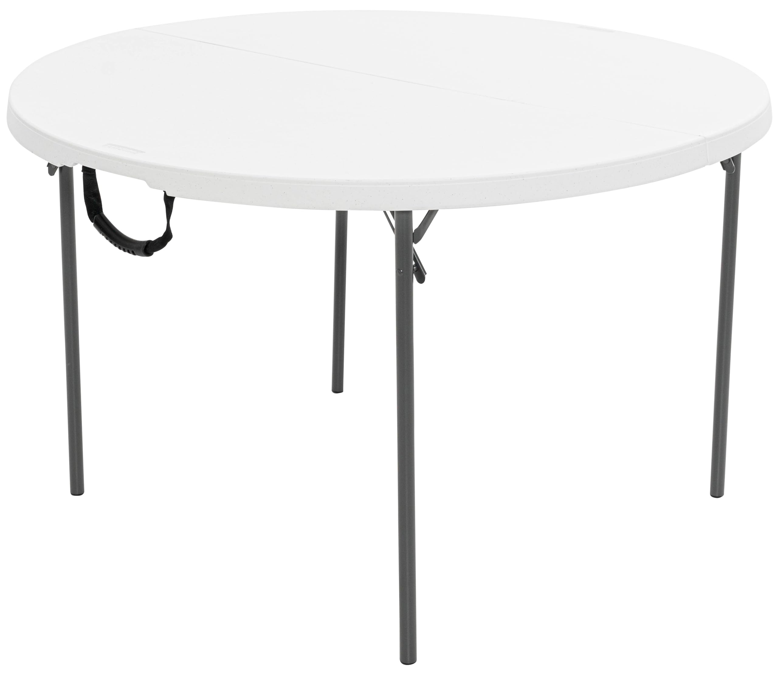 LIFETIME light commercial 48-inch round table open for gatherings and seating.
