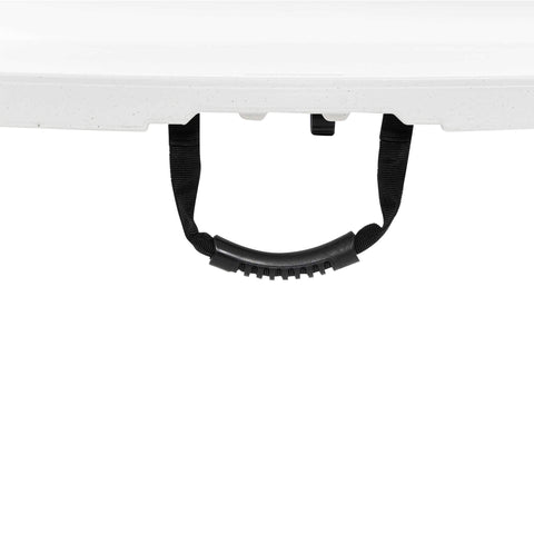 LIFETIME stain-resistant surface that cleans easily after meals.
