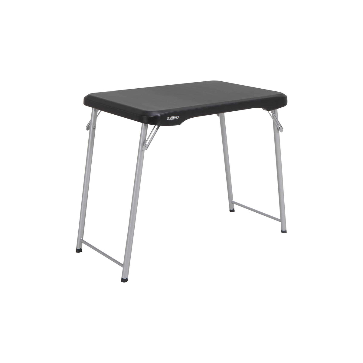LIFETIME stacking table top 30x20 inches provides a sturdy work surface.