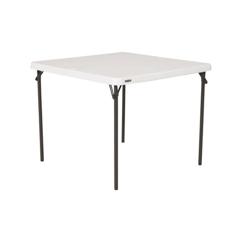 LIFETIME 80783 table top in white granite provides a smooth surface for puzzles and crafts