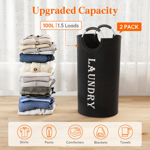 Lifewit 100L interior waterproof liner keeps clothes dry during transport