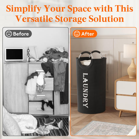 Lifewit 2-pack hampers for streamlined laundry in shared spaces