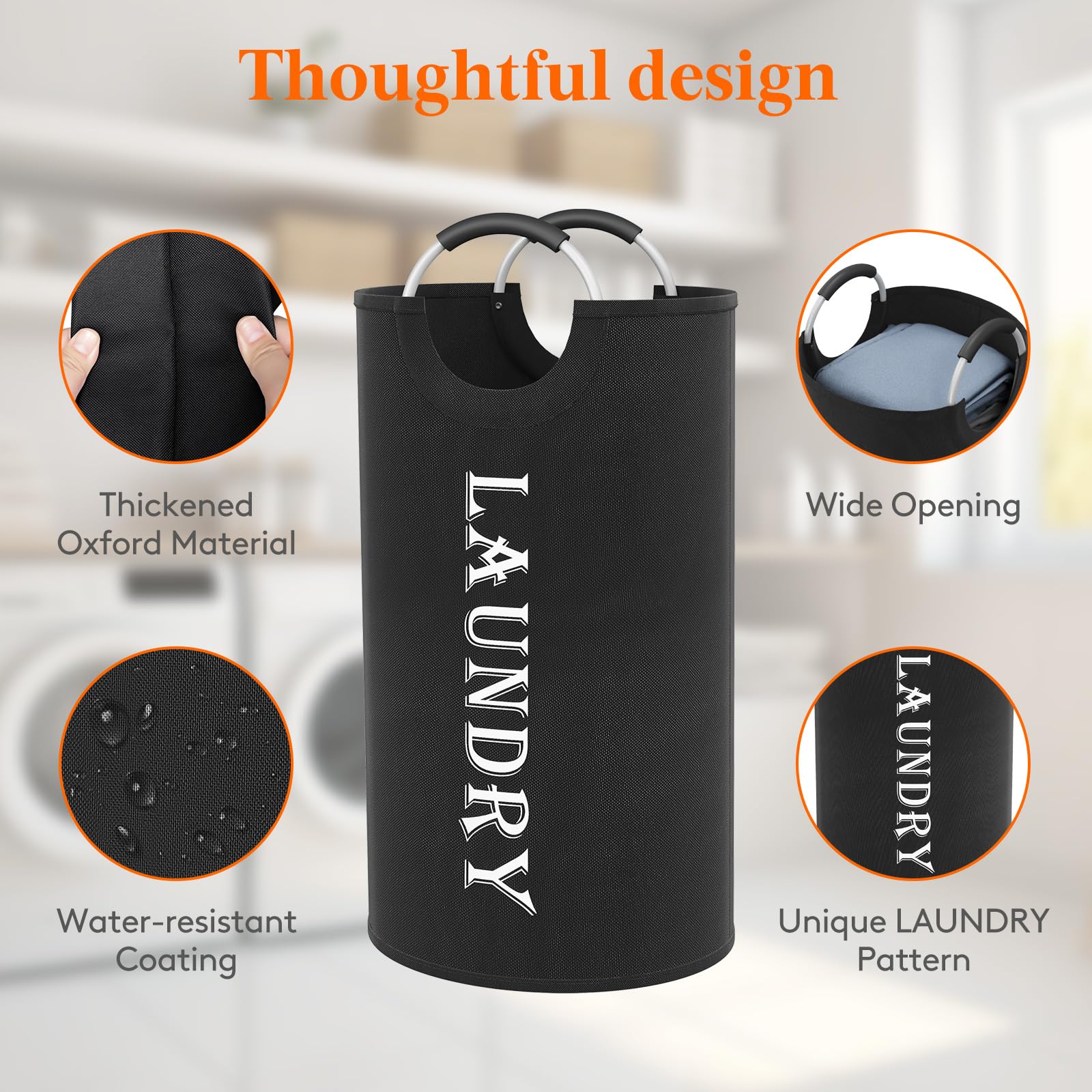 Lifewit 39x39x79 cm dimensions offer roomy capacity in a compact footprint