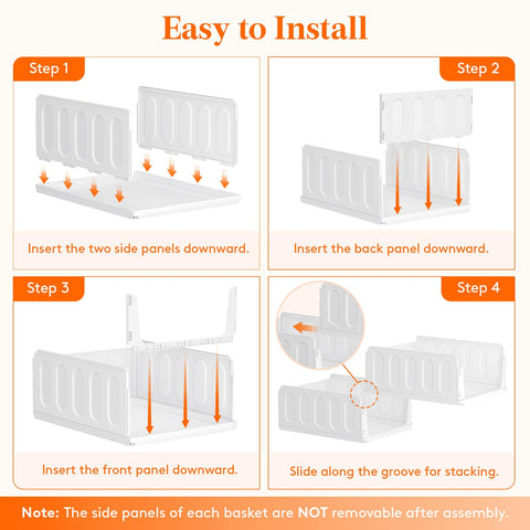 Lifewit closet bins with dimensions 12.6x16.5x7 inches for capacity planning