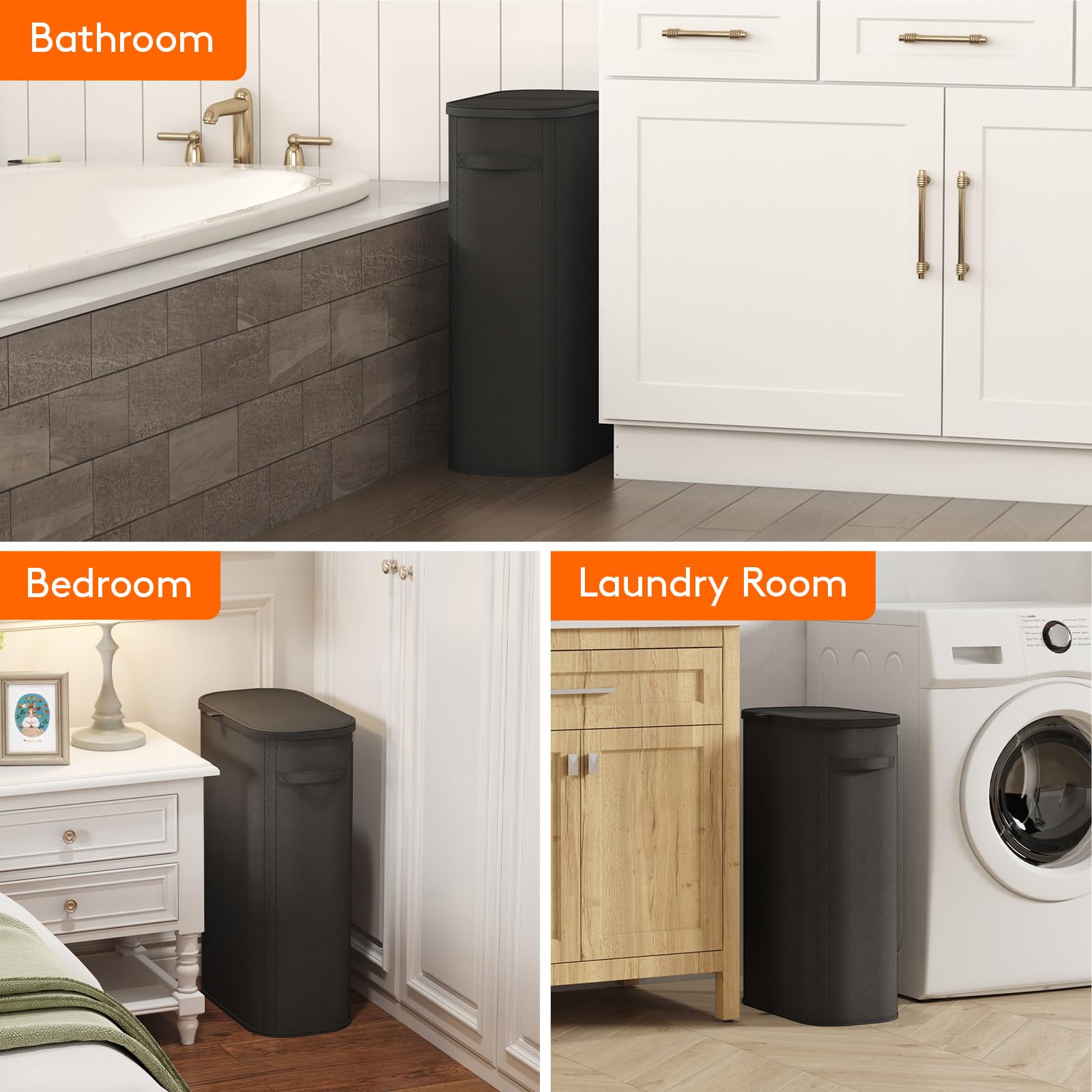 Lifewit 65L capacity suits daily apartment laundry.