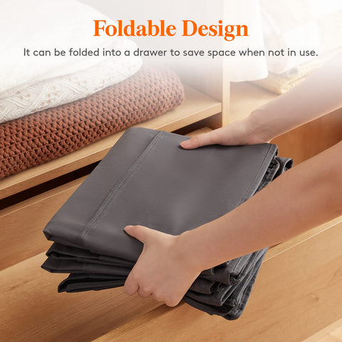 Lifewit 95L under-bed storage folds flat when not in use
