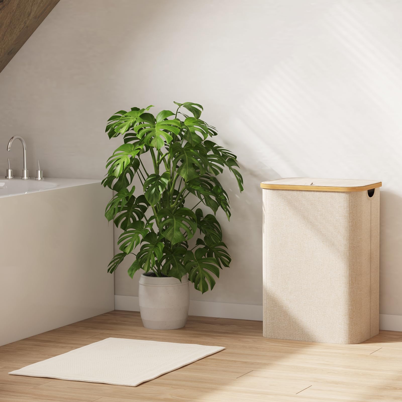 Lifewit beige neutral finish complements any decor