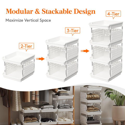 Lifewit bins in RV setup illustrate portable space saving organization