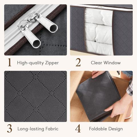 Lifewit breathable fabric enables airflow to protect stored items.