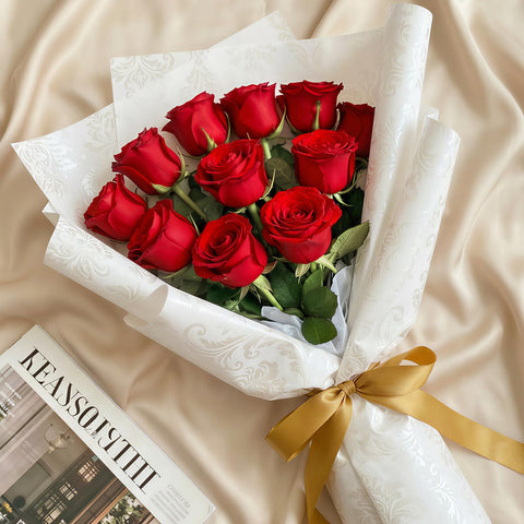 Lifewit Classic Red Rose 20.5 inch stems suitable for tall arrangements.