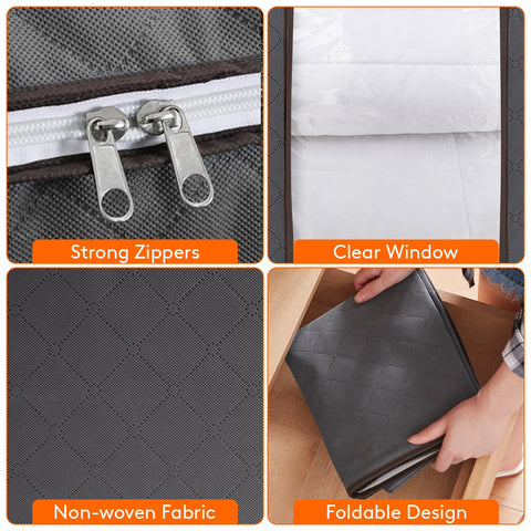 Lifewit clear window bin helps identify contents at a glance.