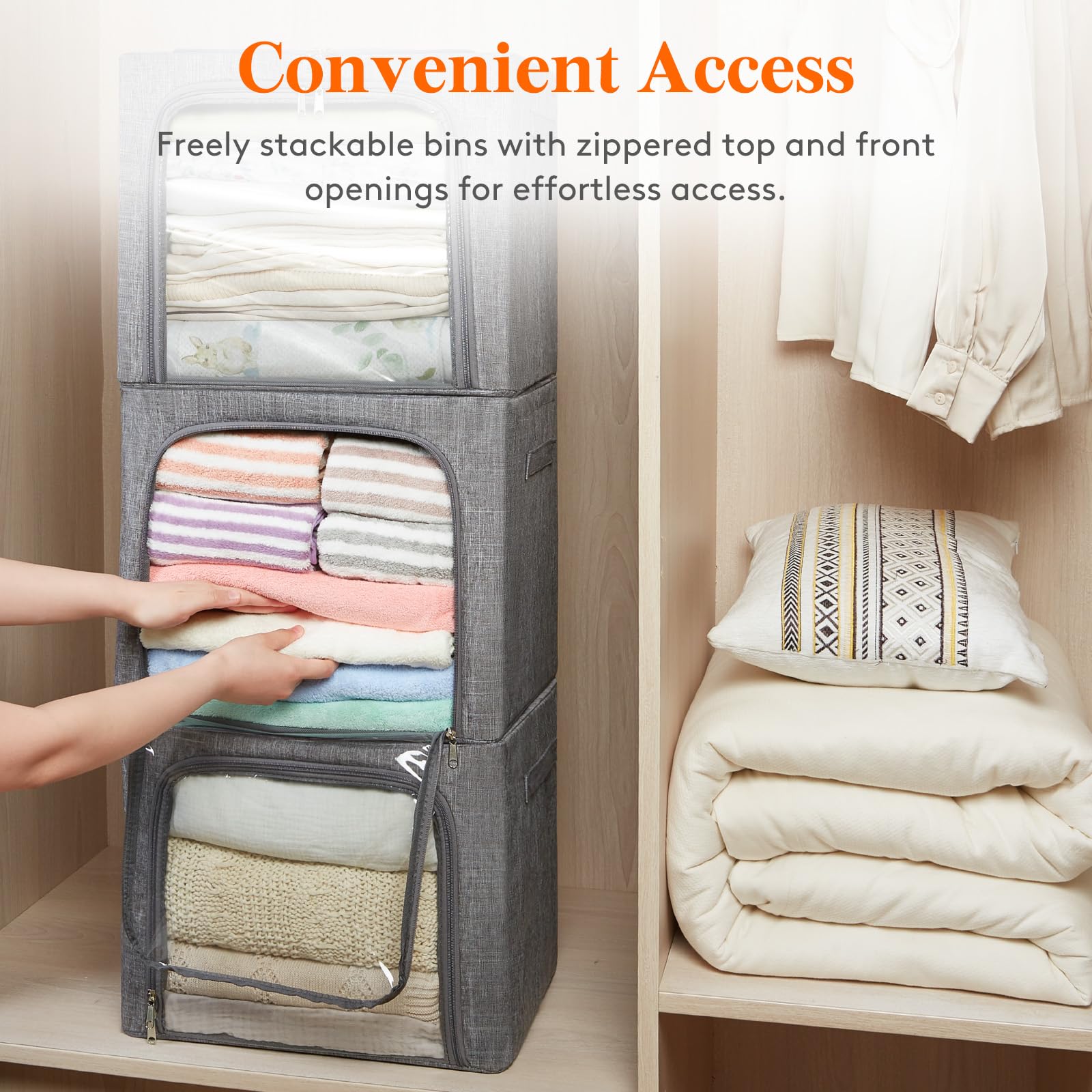 Lifewit 40L foldable frame for compact storage when not in use