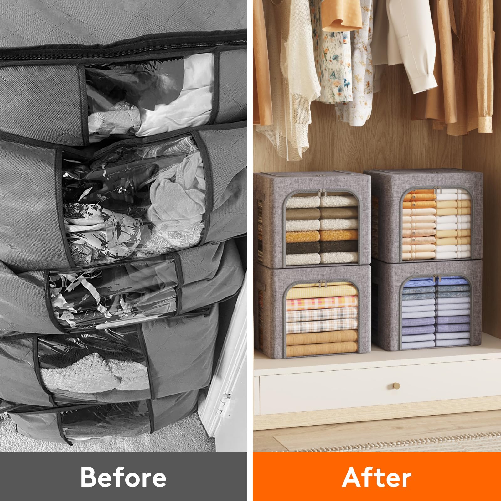 Lifewit 40L bin with sturdy handles for easy transport