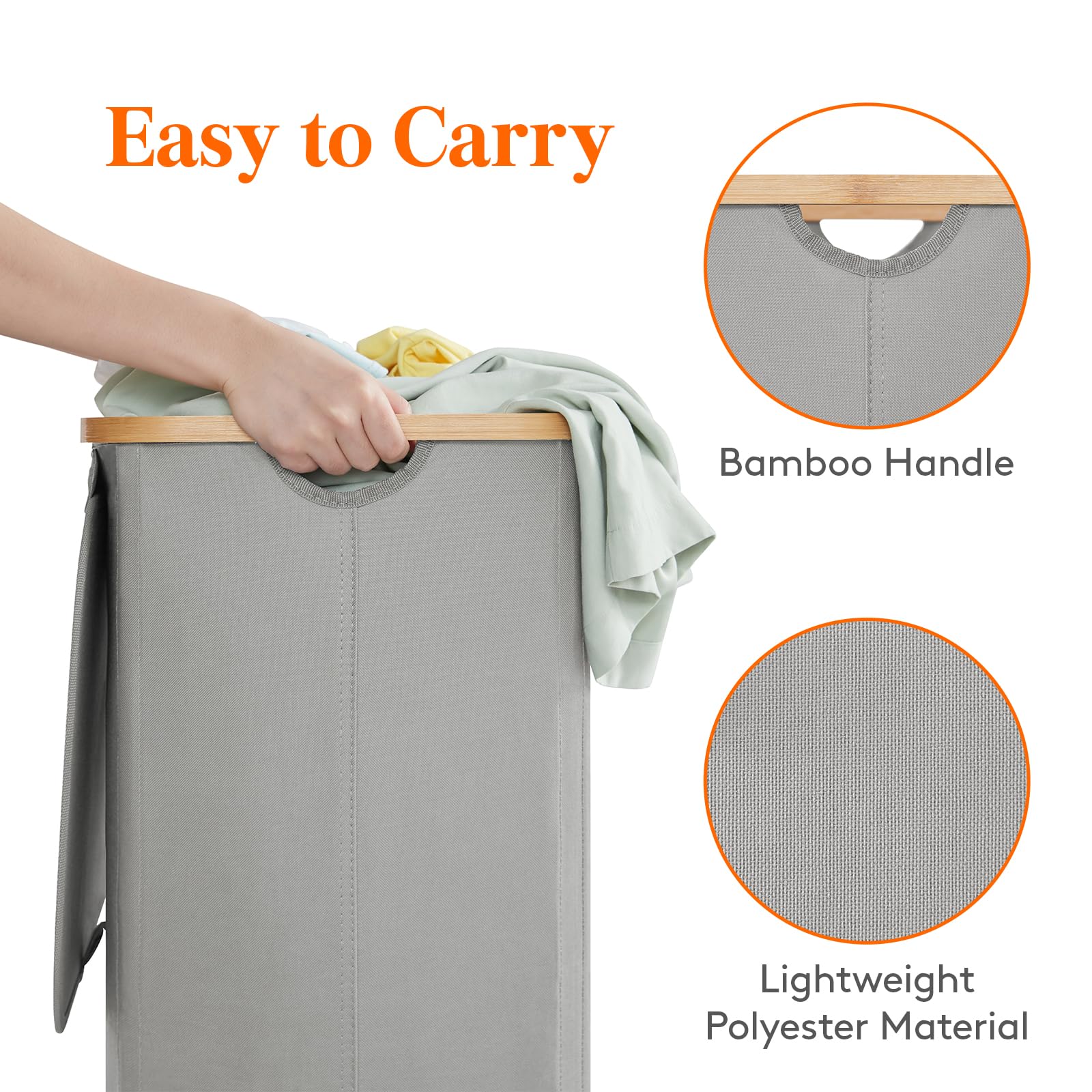 Lifewit dimensions 43cm x 32cm x 75cm maximize capacity.