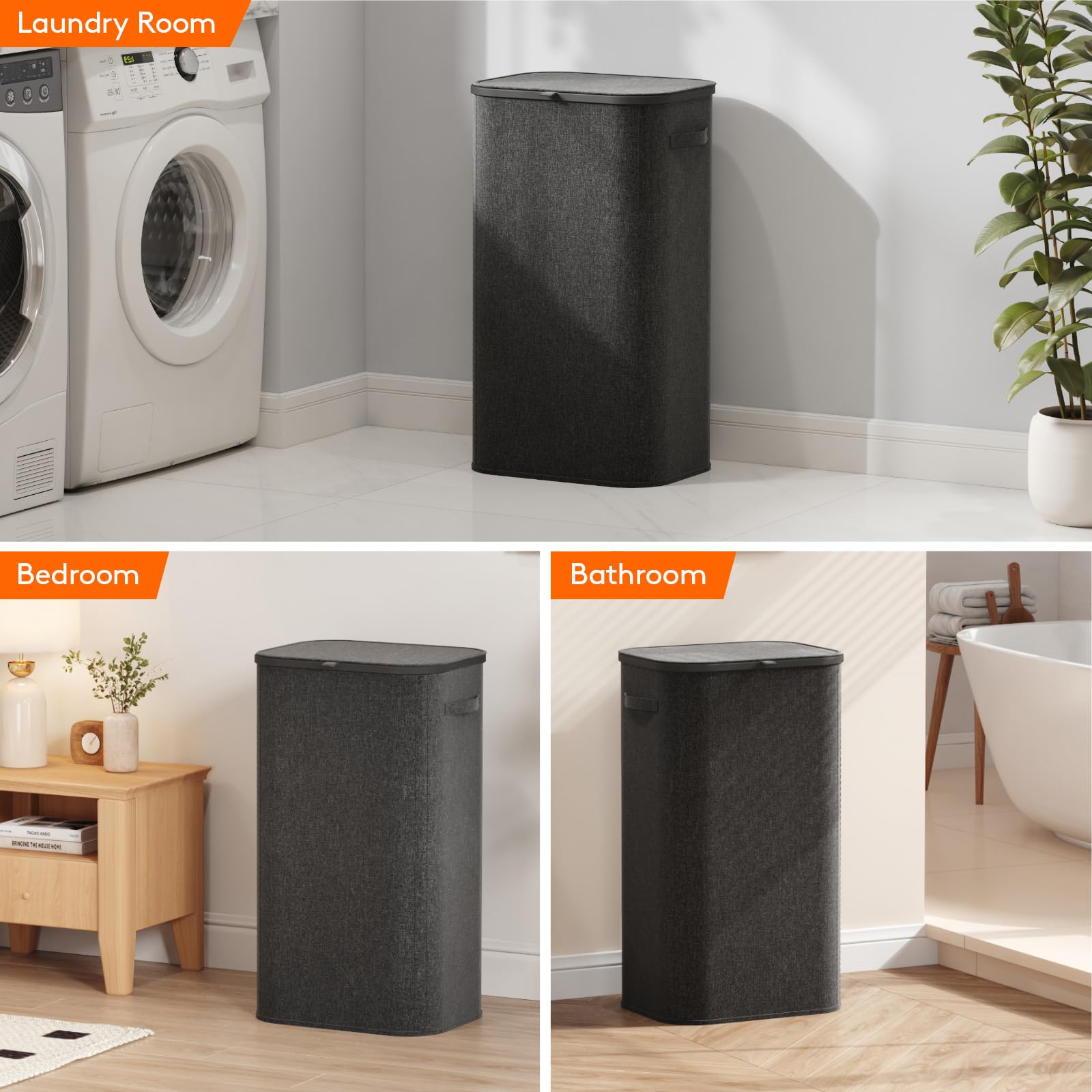 Lifewit versatile design suits dorms, bedrooms, bathrooms, and laundry rooms.