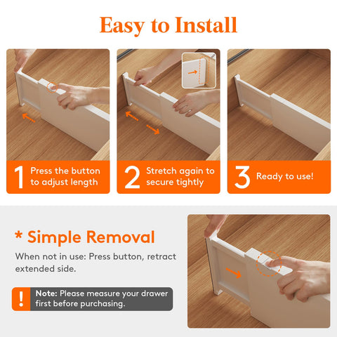 Lifewit sturdy-construction divider with durable ABS body for long-lasting use.