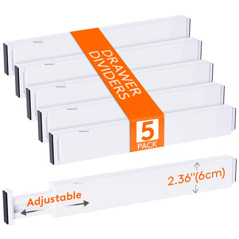 Lifewit drawer dividers expandable assembly keep utensils organized and drawers tidy.