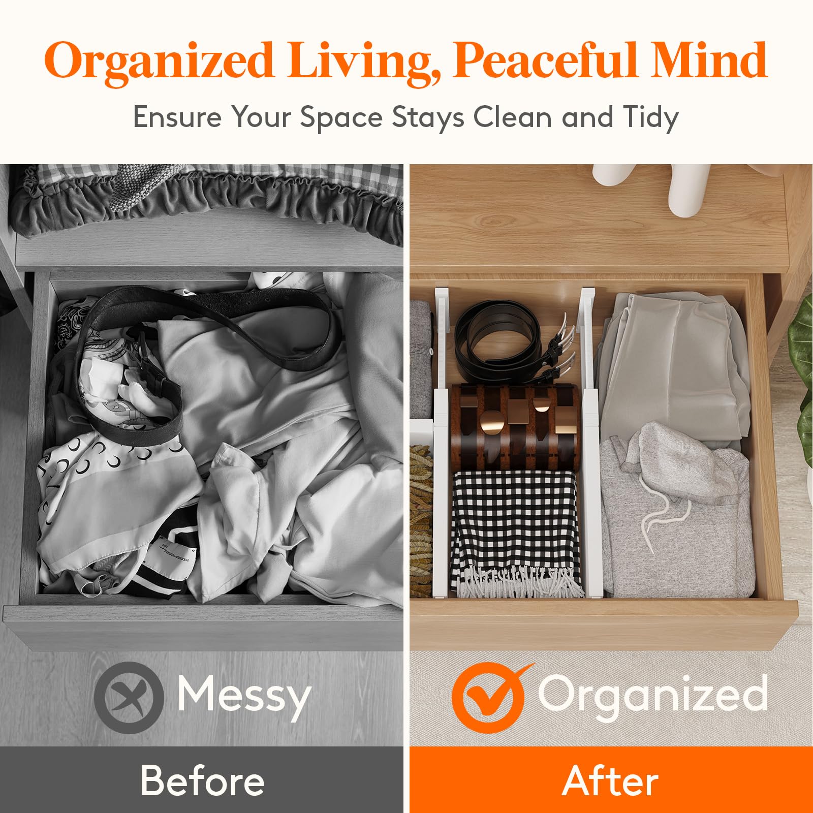 Lifewit organizers help keep clutter under control for easier routines.