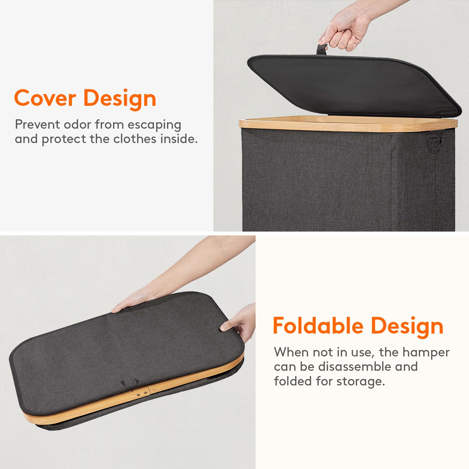 Lifewit dual handles provide a secure grip during transport