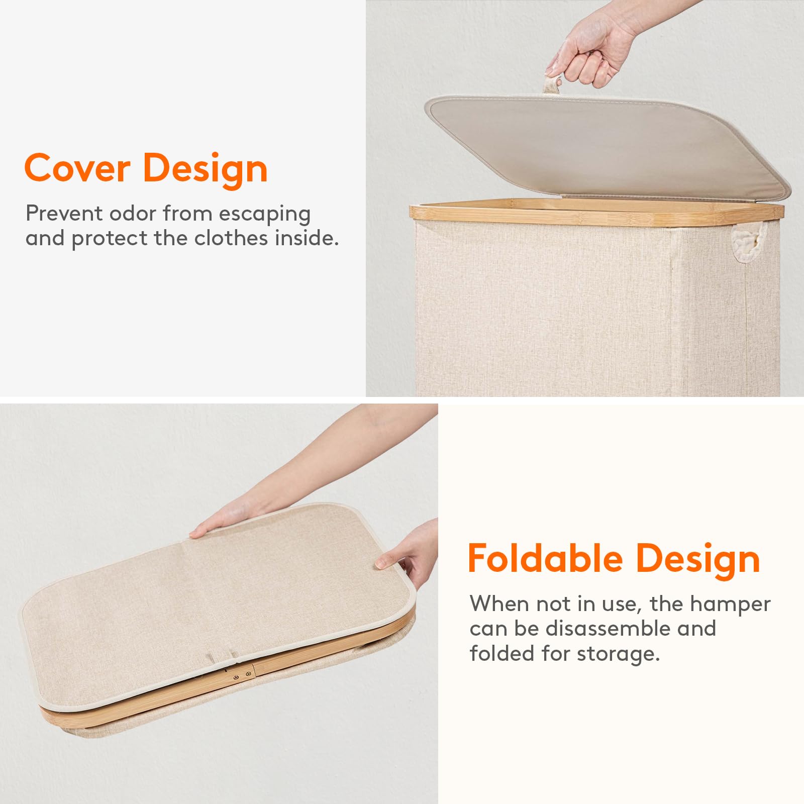 Lifewit ergonomic two handles for easy transport between rooms