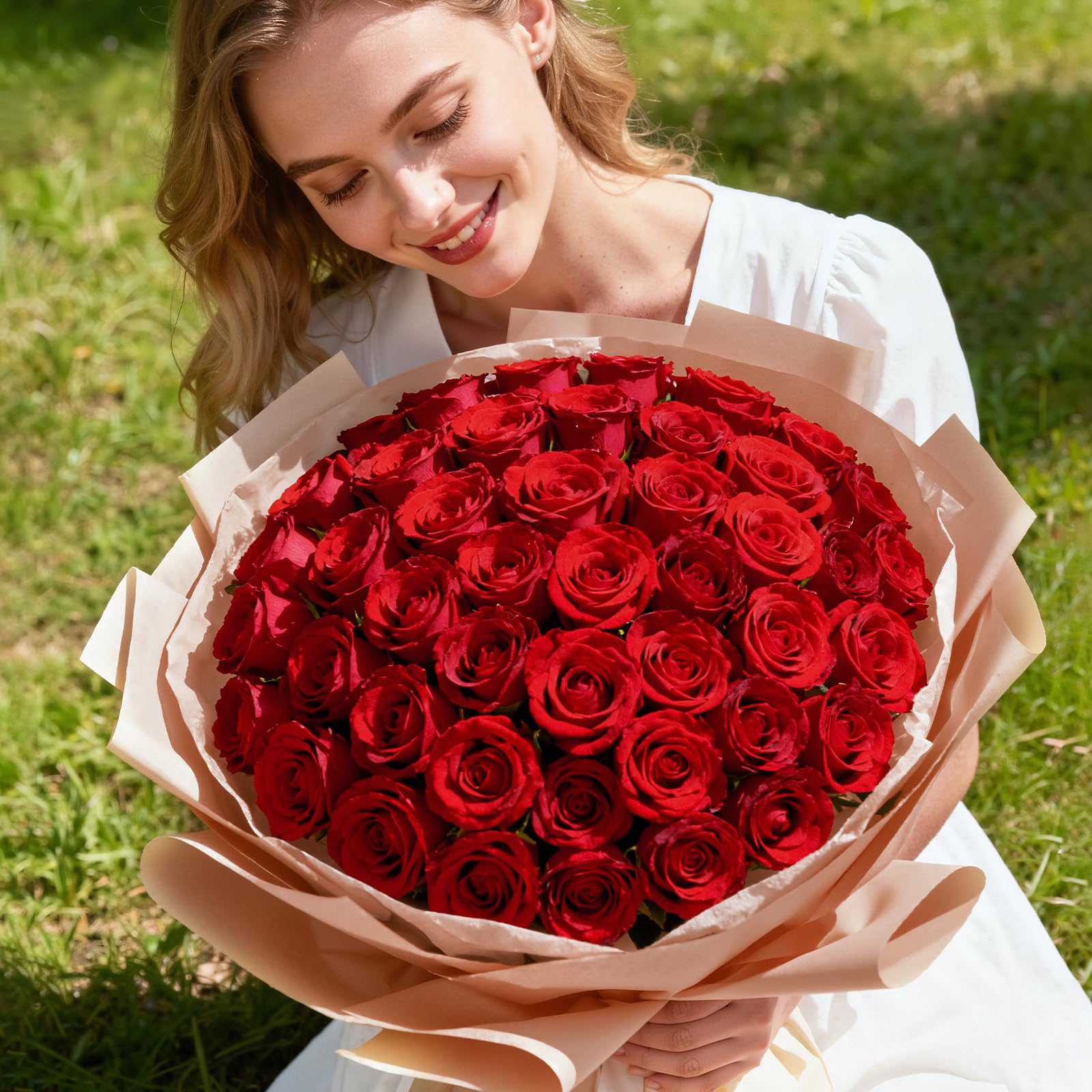 Lifewit everlasting rose display without watering or wilting.