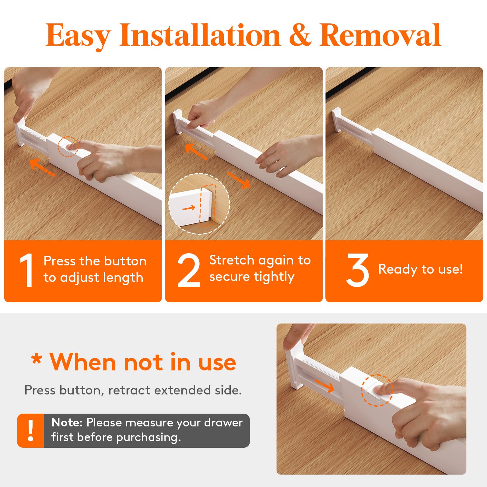 Lifewit expandable design adapts to various organizers.