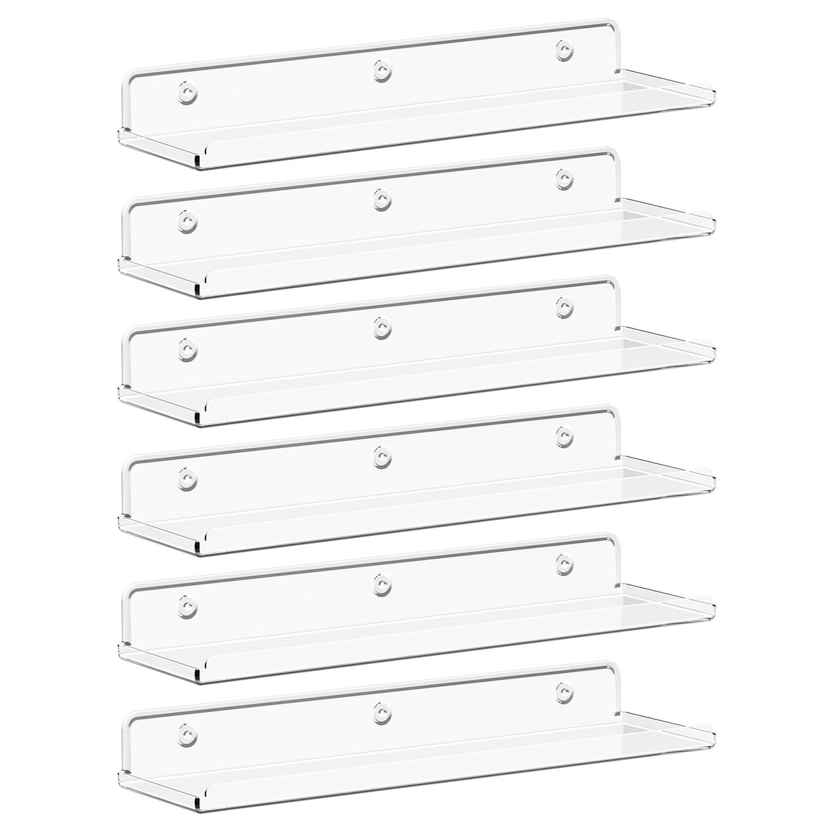 Lifewit floating shelves bathroom organization for toiletries and daily essentials.