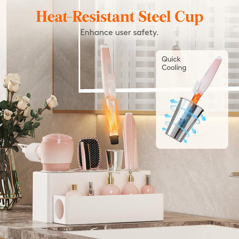 Lifewit ABS plastic organizer for durable, easy to clean storage.