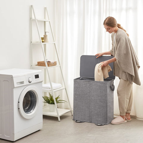 Lifewit 155L capacity illustrating large laundry capacity