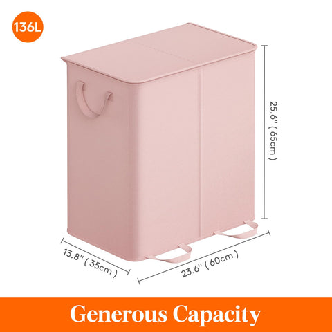 Lifewit hamper collapses flat for compact storage when unused.