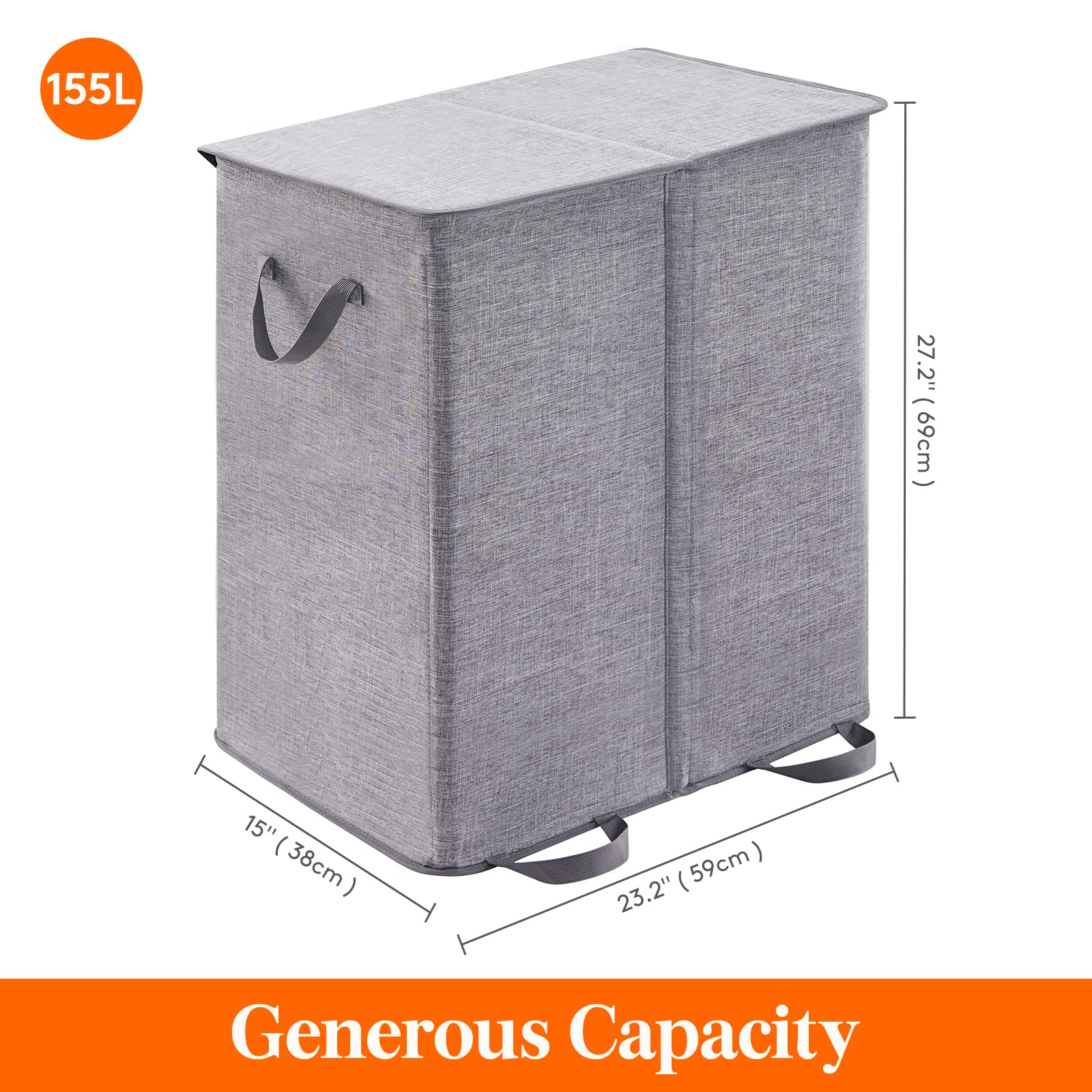 Lifewit collapsible design for flat storage when not in use