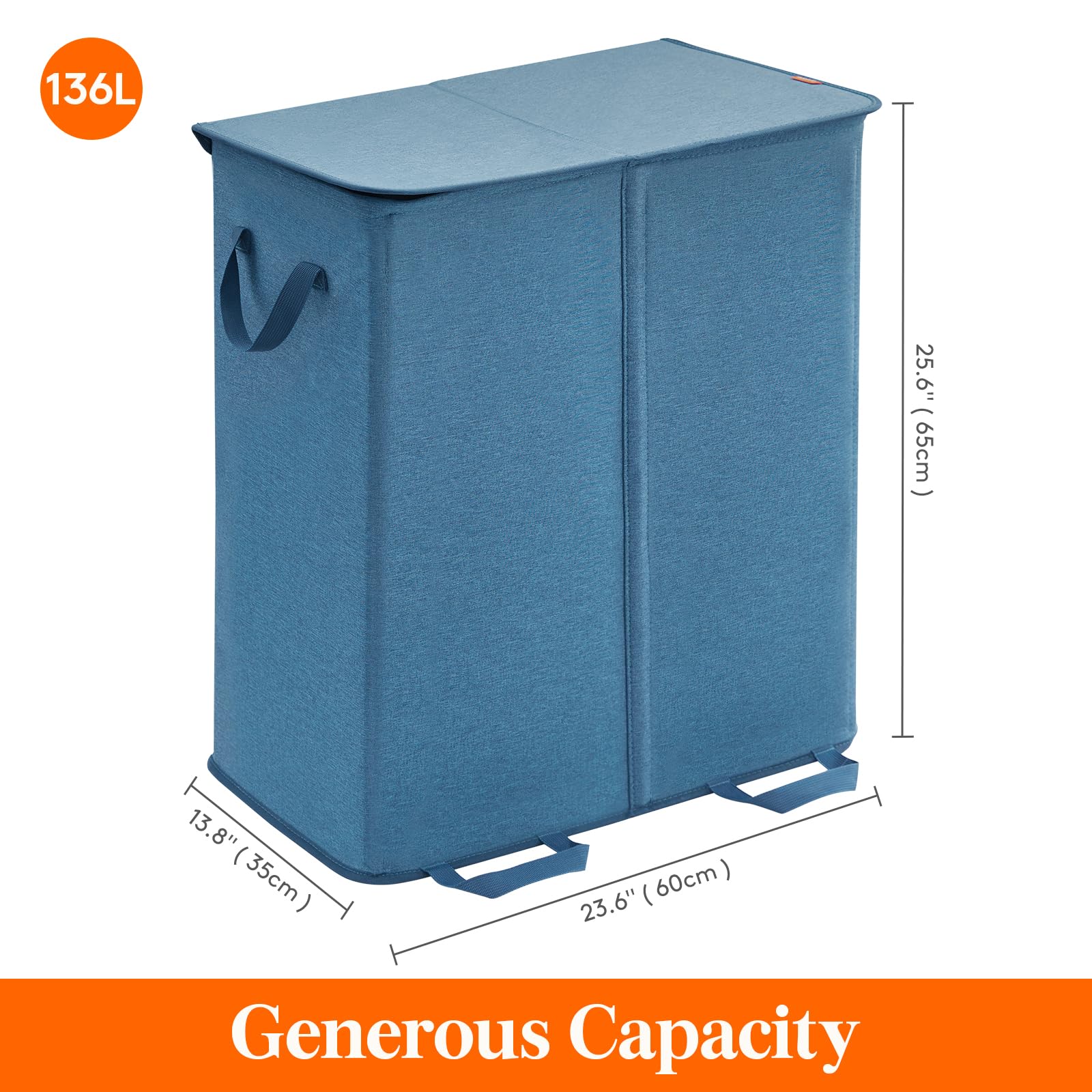 Lifewit foldable flat storage for easy stowing when not in use.