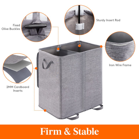 Lifewit hamper removable bags for easy loading and unloading
