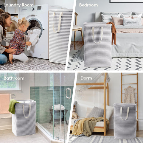 Lifewit baskets suitable for bedroom and dorm use to stay organized.