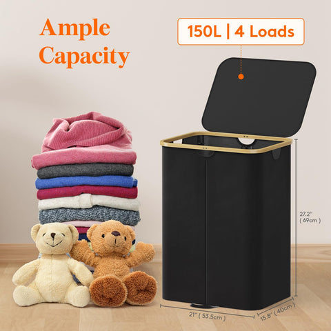 Sturdy frame and upright poles support easy assembly and stable use.