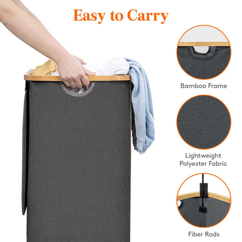 Lifewit breathable polyester basket remains light and portable