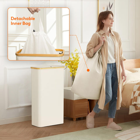 Lifewit detachable inner bag for sorting and washing.