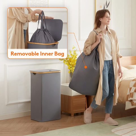 Lifewit removable inner bag for simple sorting and cleaning.